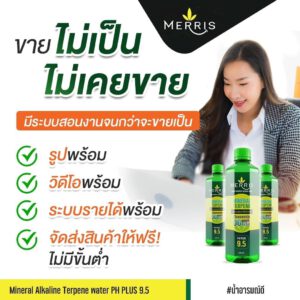 น้ำดื่มอารมณ์ดี merris เมอร์ริส รีวิว สั่งซื้อ